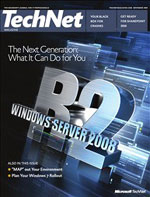 Cover for TechNet Magazine November 2009