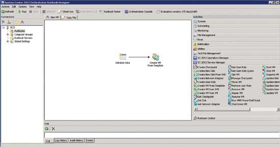 This Integration Pack focuses on managing virtual machines within System Center Virtual Machine Manager 2012