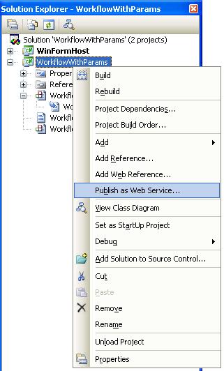 Veröffentlichen eines Workflows als Webdienst