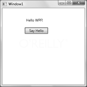In this simple application, WPF behaves much like Windows Forms.