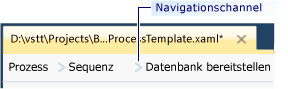 Navigationschannel in Windows Workflow Designer
