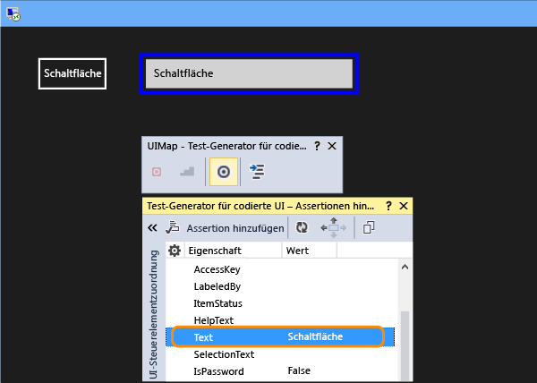 Text-Eigenschaft auswählen