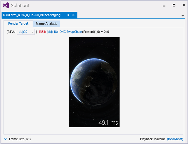 pix_frame_analysis_select_tab Select the Frame Analysis tab.