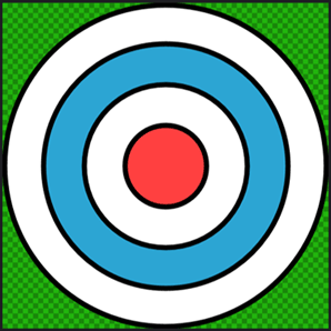 Digit-Bullseye-Texture-In-Editor "Bullseye" target with transparency shown in green