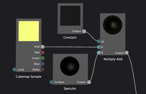 gfx_shader_demo_billiard_step_4b A closeup of both kind of reflective shader nodes