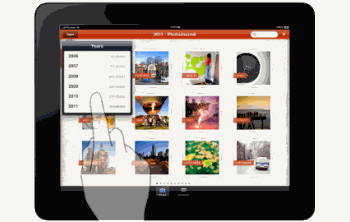 Navigation in der iPad-App.