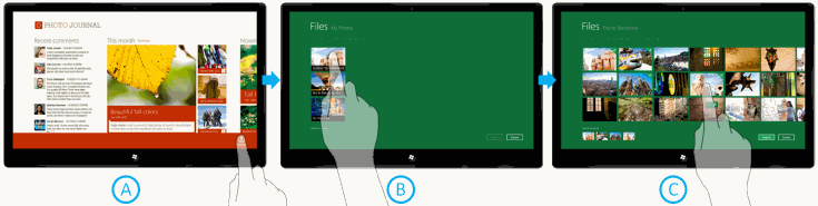 Zugriff auf die Dateiauswahl-UI in der Windows Store-App.