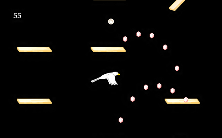 Screenshot eines Spiels mit hohem Kontrast