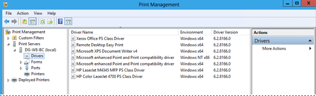 Figure 1: Installed Drivers