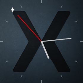 Beispielfoto der endgültigen analogen Uhr Screenshot der endgültigen analogen Uhr.