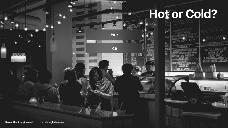 Der Masteransichtscontroller ausgeblendet