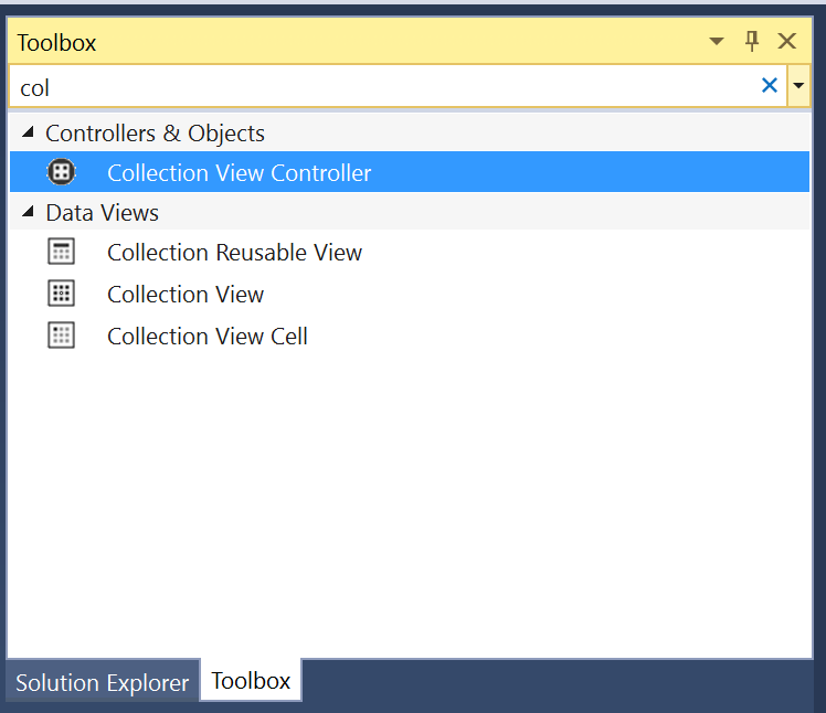 Ein Sammlungsansichtscontroller
