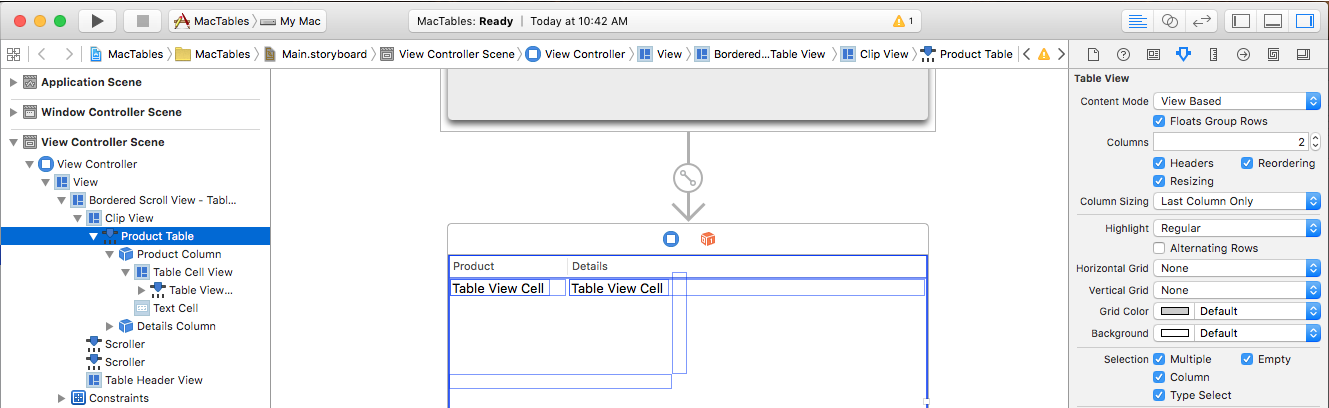 Screenshot des Schnittstellen-Generators, in dem Sie