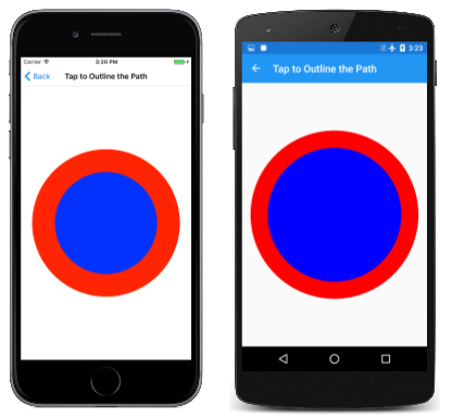 Dreifacher Screenshot der normalen Seite