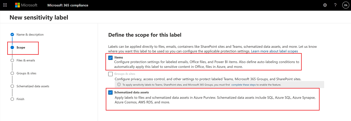 Automatische Bezeichnung im Microsoft Purview Compliance Center