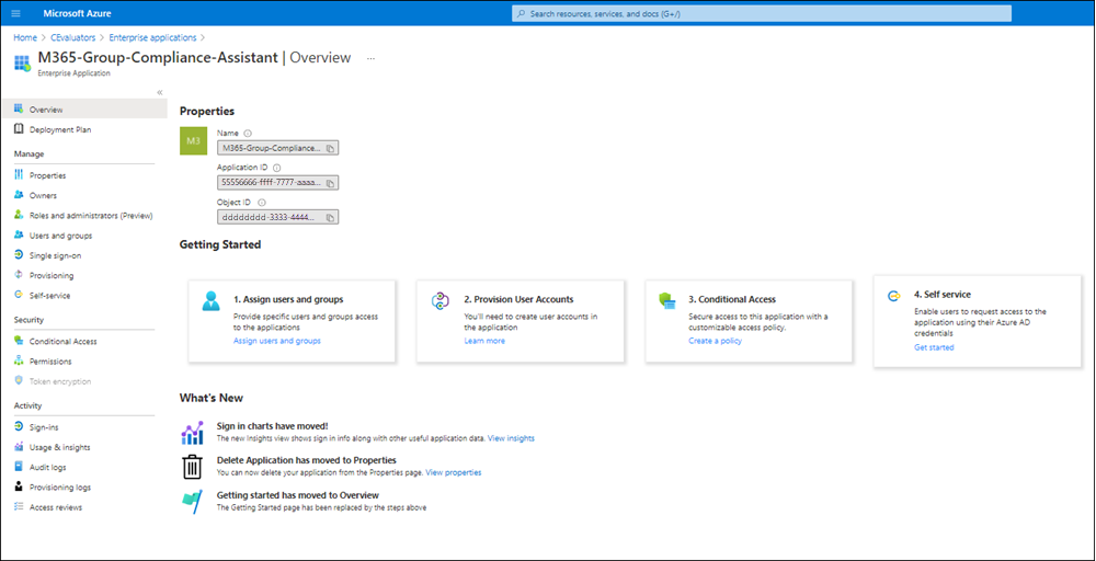 Übersichtsseite für ib compliance Assistent App