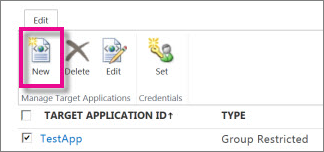 Konfigurieren einer Zielanwendung für den sicheren Speicher im SharePoint Admin Center