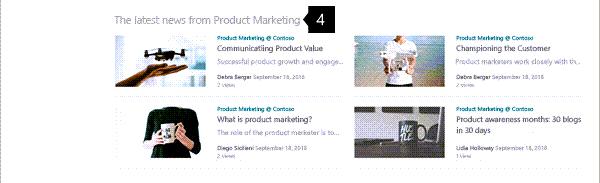 Bild des „Neuigkeiten“-Webparts