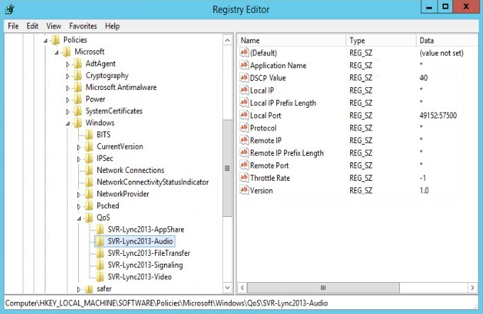 Screenshot, der zeigt, wie der Front-End Server angezeigt werden soll.