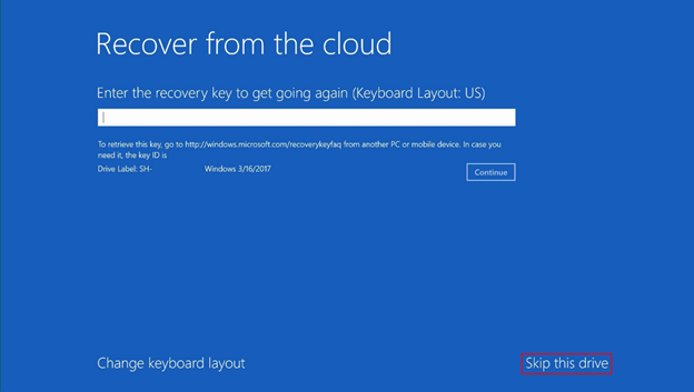 Verwenden der Cloudwiederherstellung für BitLocker auf einem Surface Hub -  Surface Hub | Microsoft Learn