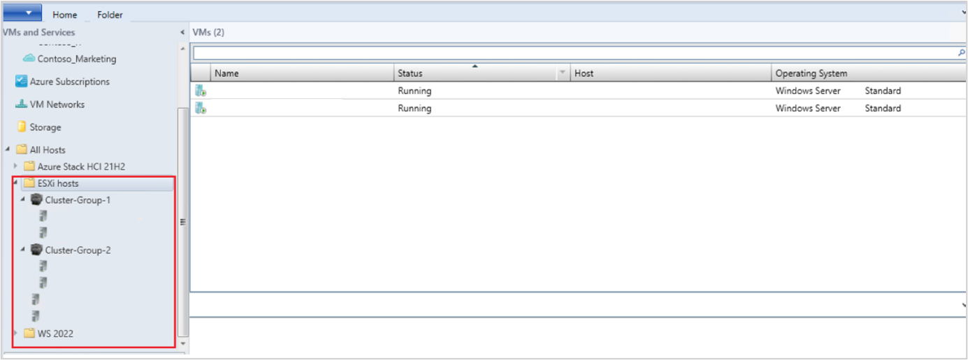 Screenshot: ESXi-Hosts.