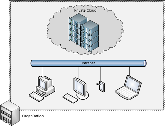 Abbildung 1.8: Private Cloud.