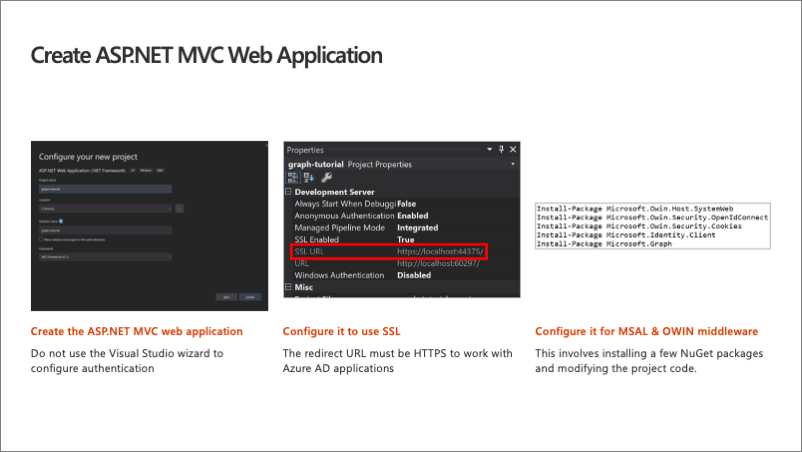 Microsoft Graph und ASP.NET MVC-Webanwendungen