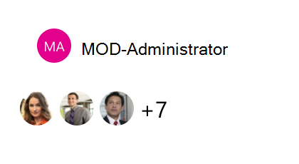 Screenshot der Personen-Komponente mit Informationen zu Personen