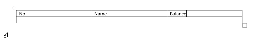 Screenshot des visuellen Beispiels der Spaltenüberschriften