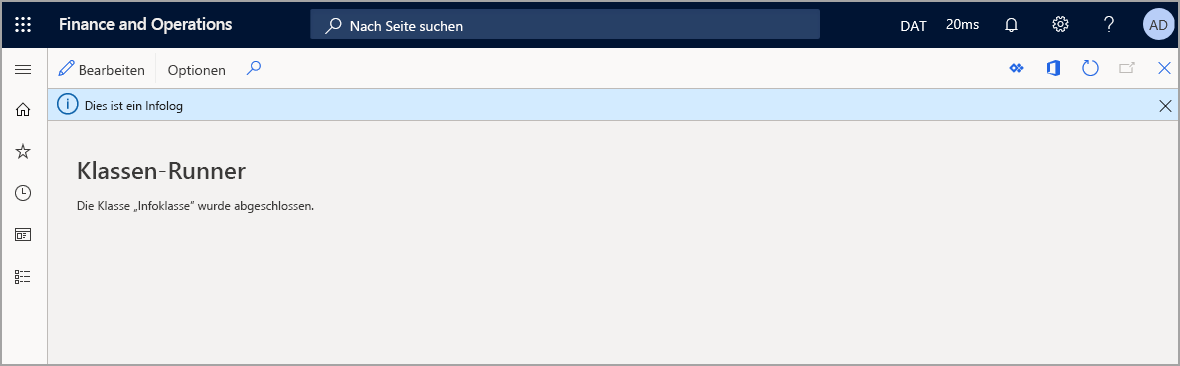 Dieser Screenshot zeigt, wie die Methode „Info“ in der Benutzeroberfläche angezeigt wird.
