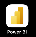 Screenshot des Symbols der mobilen Power BI-App