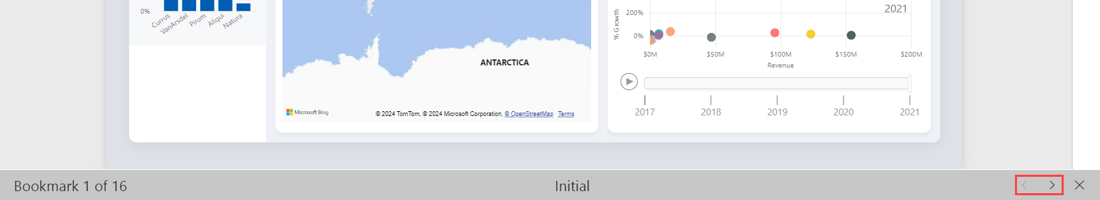 Screenshot der Tools der Lesezeichen-Navigatorleiste.