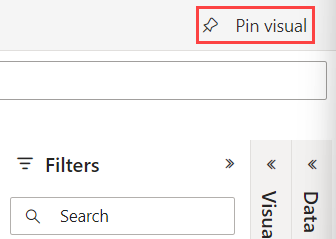 Screenshot der Schaltfläche „Visualisierung anheften“