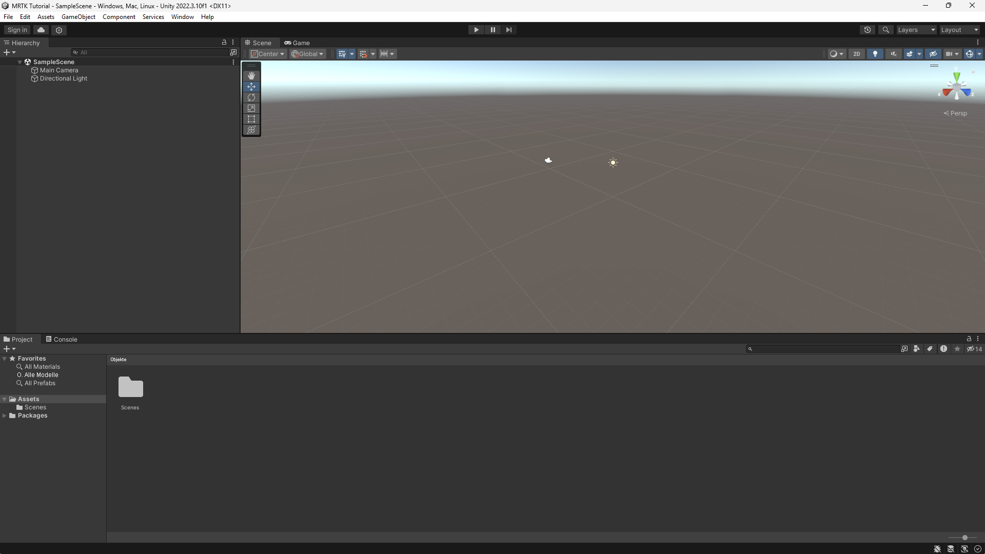 Screenshot of your project open in Unity.