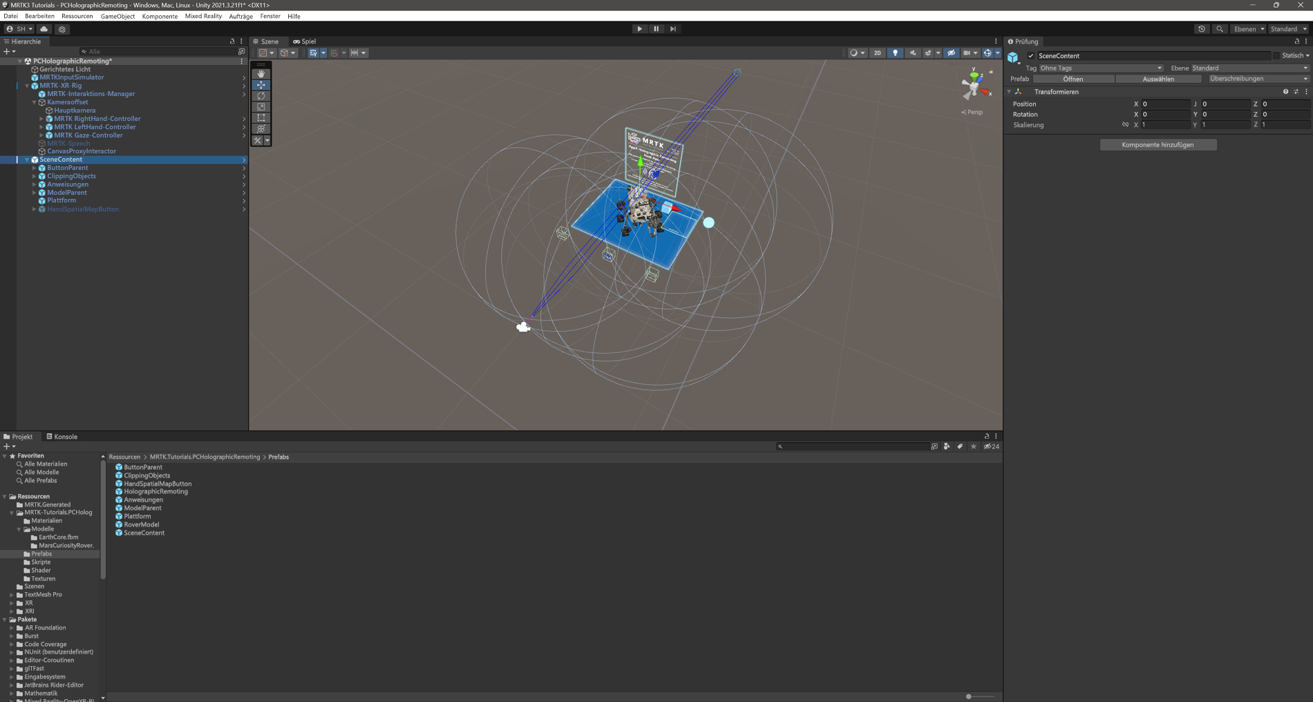 Screenshot of Adding prefabs 2.