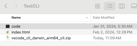 Screenshot einer extrahierten Codedatei.