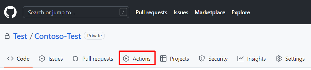 Screenshot, der zeigt, wie Sie die Microsoft Security DevOps GitHub-Aktion konfigurieren.
