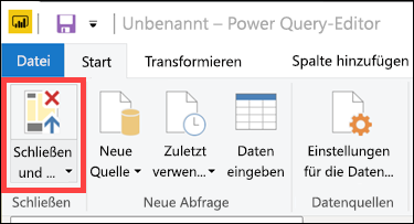 Save query properties.