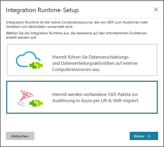 Integration Runtime Setup (Integration Runtime-Setup)