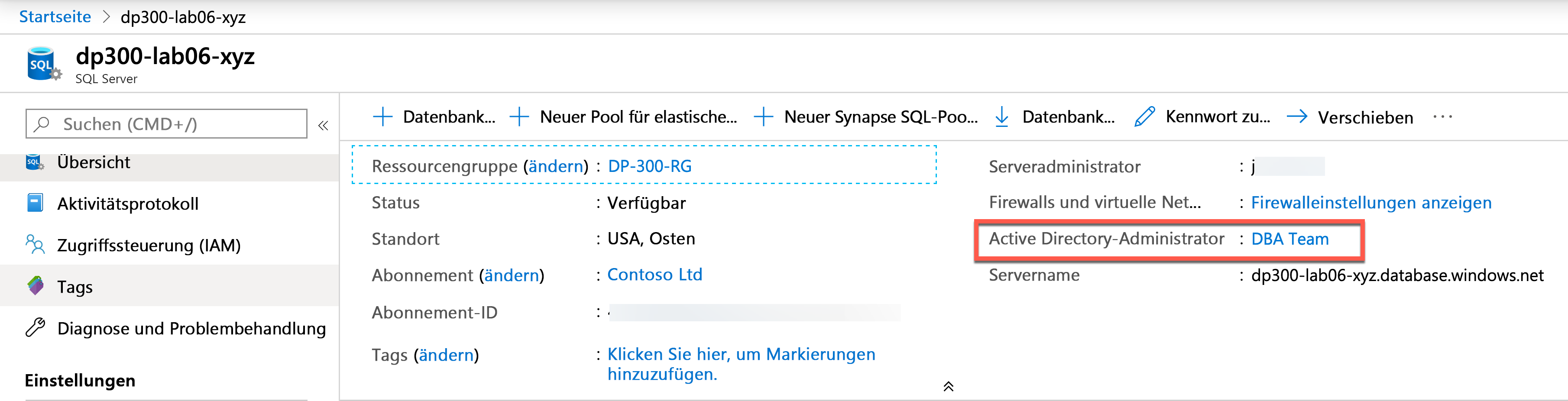 Microsoft Entra Admin Configuration for Azure SQL server