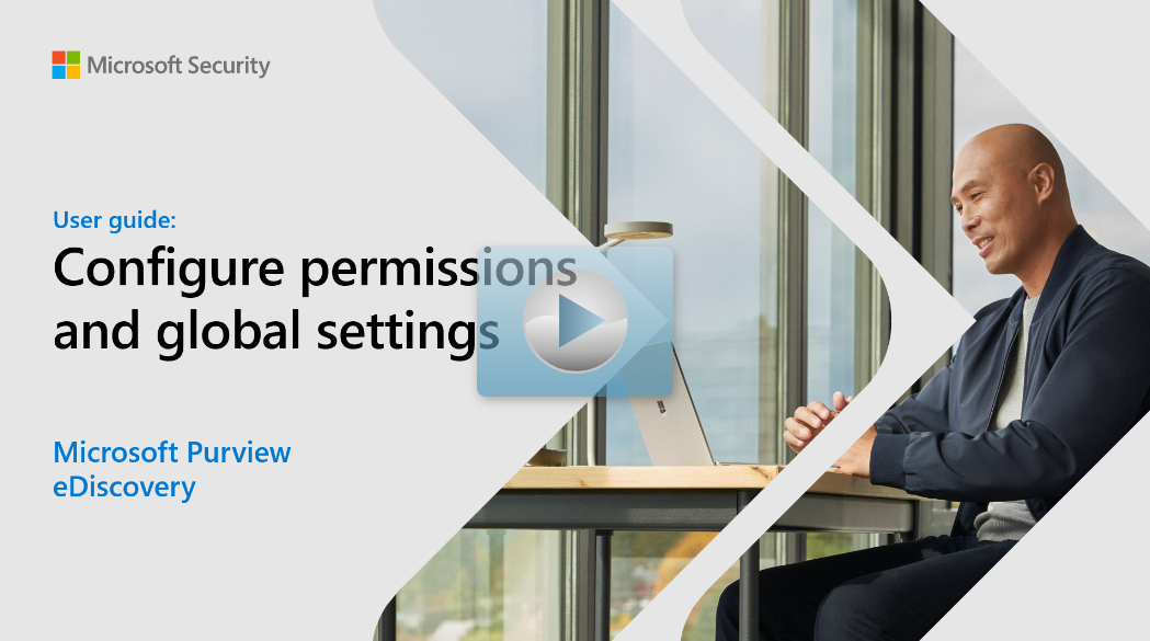 Abbildung der Öffnungsseite zum interaktiven Leitfaden zum Konfigurieren von Berechtigungen und globalen Einstellungen.