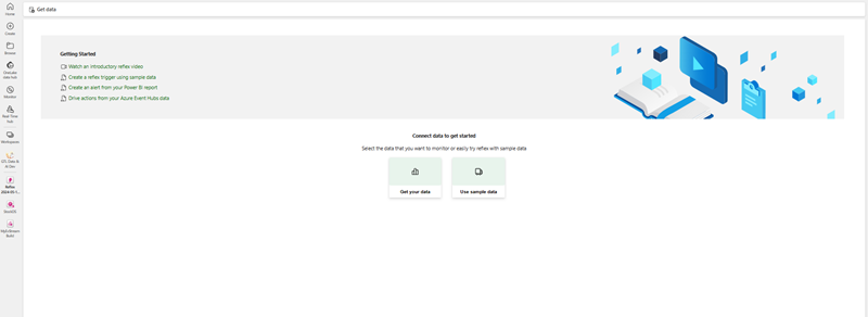 Screenshot der Auswahl von Reflexes im Data Activator.