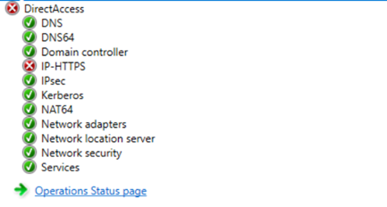 Screenshot des Vorgangsstatus.
