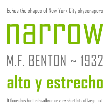 Agency FB font info poster 2