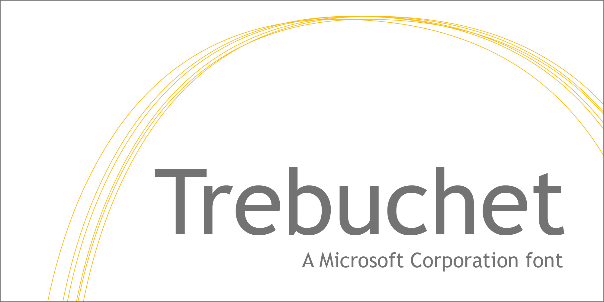 Trebuchet MS Poster 1