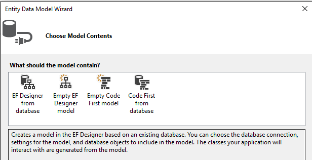 Entity Data Model-Assistent