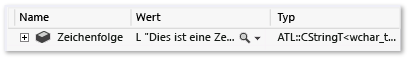 CStringT-Daten mit StringView-Schnellansicht CStringT-Daten mit StringView-Schnellansicht