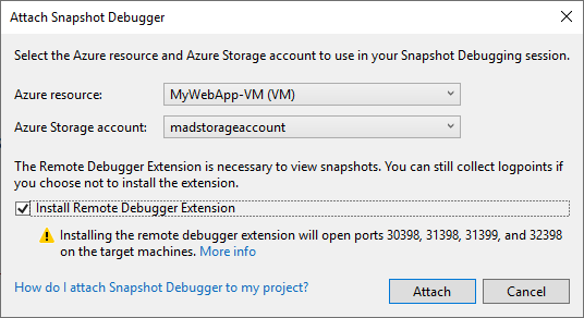 Azure-Ressource auswählen