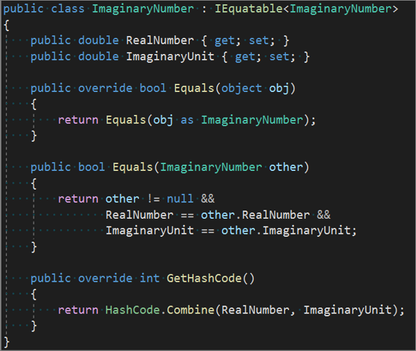 Screenshot des Ergebnisses der generierten Methode