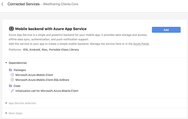 Mobile backend with Azure Mobile backend with Azure